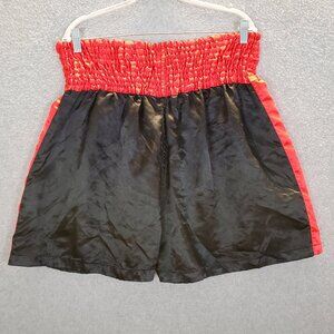 VINTAGE Thai Boxing Men‎ Muay Thai Shorts 3XL Black Logo Training Combat